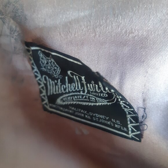 1965 Muskrat Jacket SZ S Mitchell Fur Co., Women's Beige Jacket Coat - Picture 11 of 16